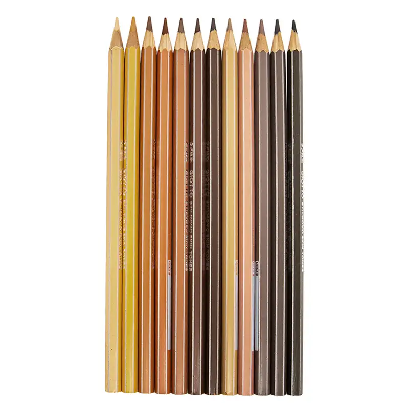 Färgpennor Giotto12 Hudfärger