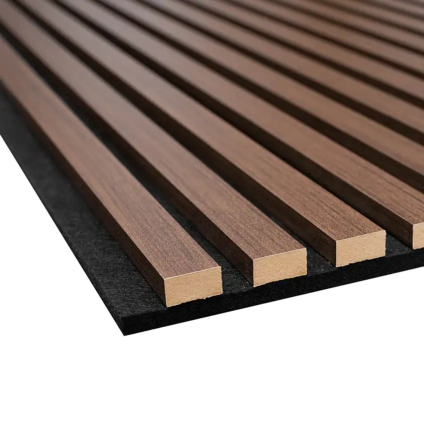Akustikpanel FibrotechUNIKA VåtrumUtförande: Rökt Ek, Längd: 2440 mm, Bredd: 605 mm