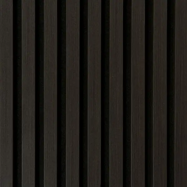 Akustikpanel FibrotechUNIKA VåtrumUtförande: Svart Ek, Längd: 2440 mm, Bredd: 605 mm