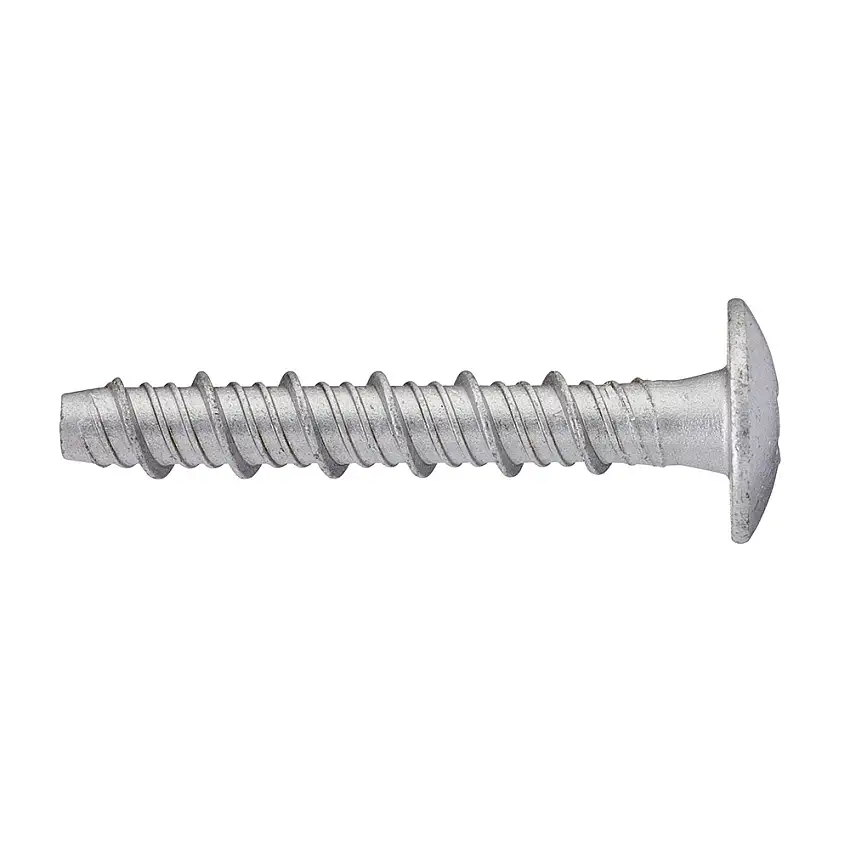 Betongskruv Västsvensk Byggskruv ABWafer UtvändigDimension: 7,5x60 mm, Antal st/frp: 1000 Silver