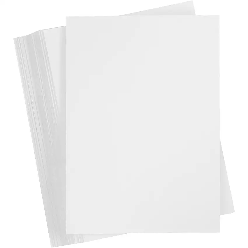 Färgad Kartong Creativ CompanyA4 210x297 mm 100 st 1 FörpSnövit