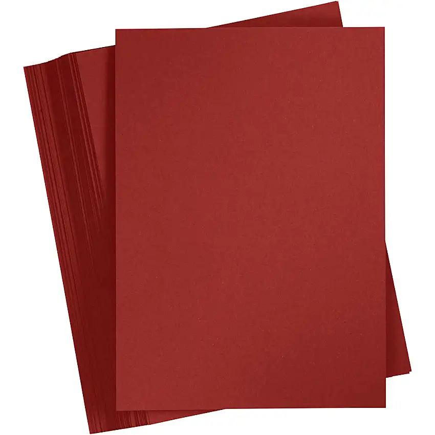 Färgad Kartong Creativ CompanyA4 210x297 mm 100 st 1 FörpBordeaux