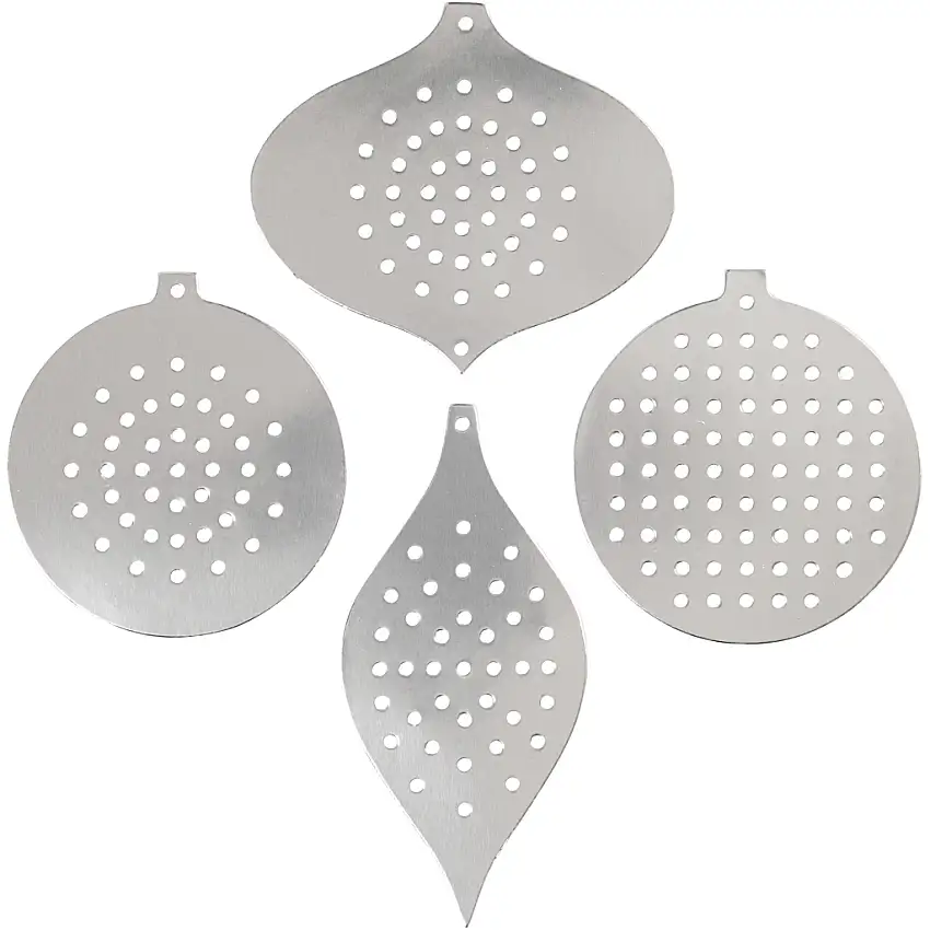 Sykartong Creativ CompanyHålStl 3 mm 8 st/1 FörpSilver