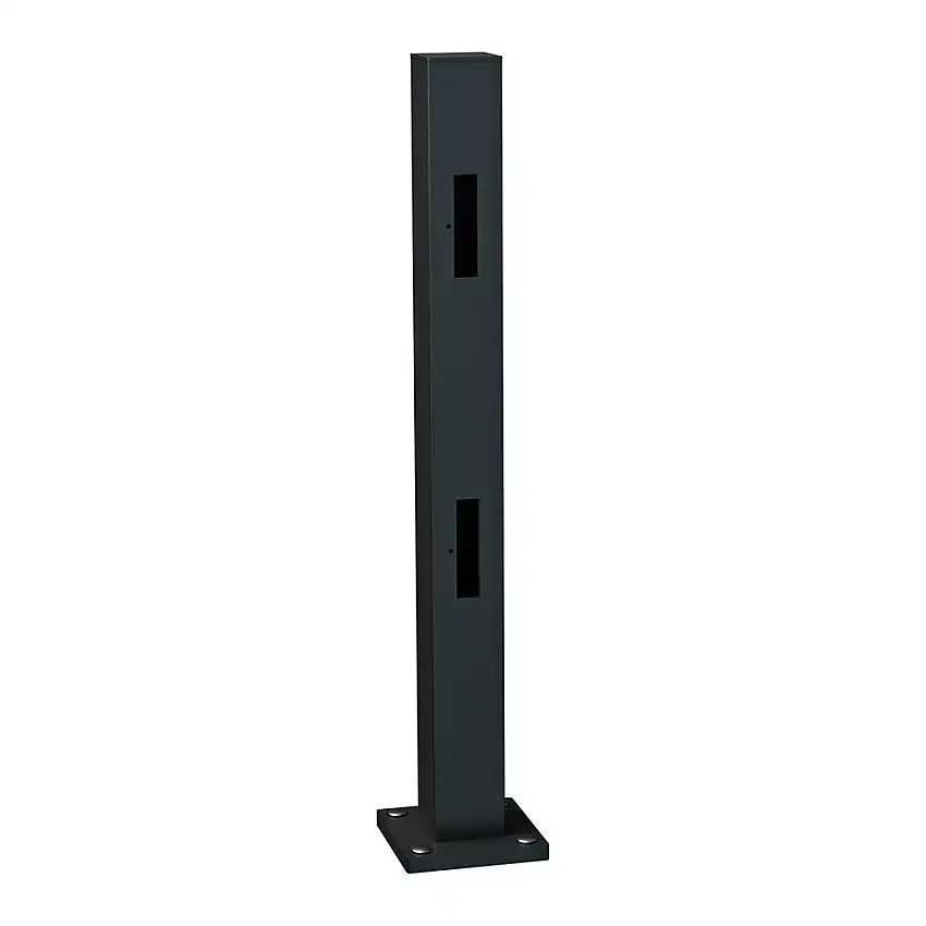 Ändstolpe Staket RecalSommenHöjd: 745 mm, Svart