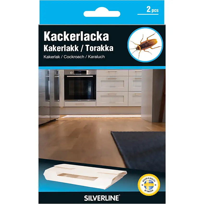 Kackerlacksfälla Silverline2-pack