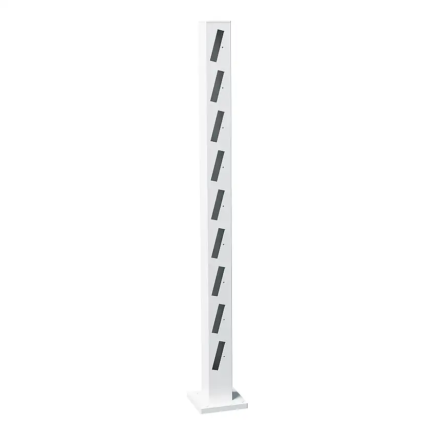 Ändstolpe Staket RecalHärenHöjd: 1060 mm, Vit, Höger
