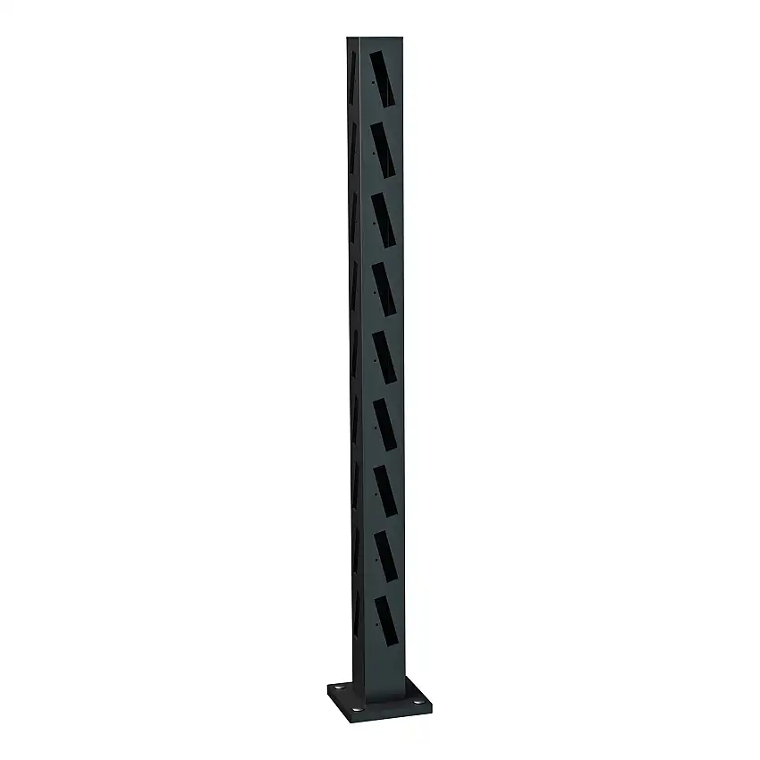 Hörnstolpe Staket RecalHärenHöjd: 1060 mm, Svart