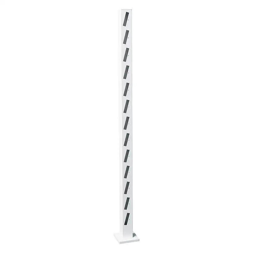 Ändstolpe Staket RecalHärenHöjd: 1495 mm, Vit, Höger