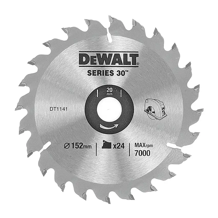 Cirkelsågklinga DeWaltDT1931-QZ 160x20 mm 18 T