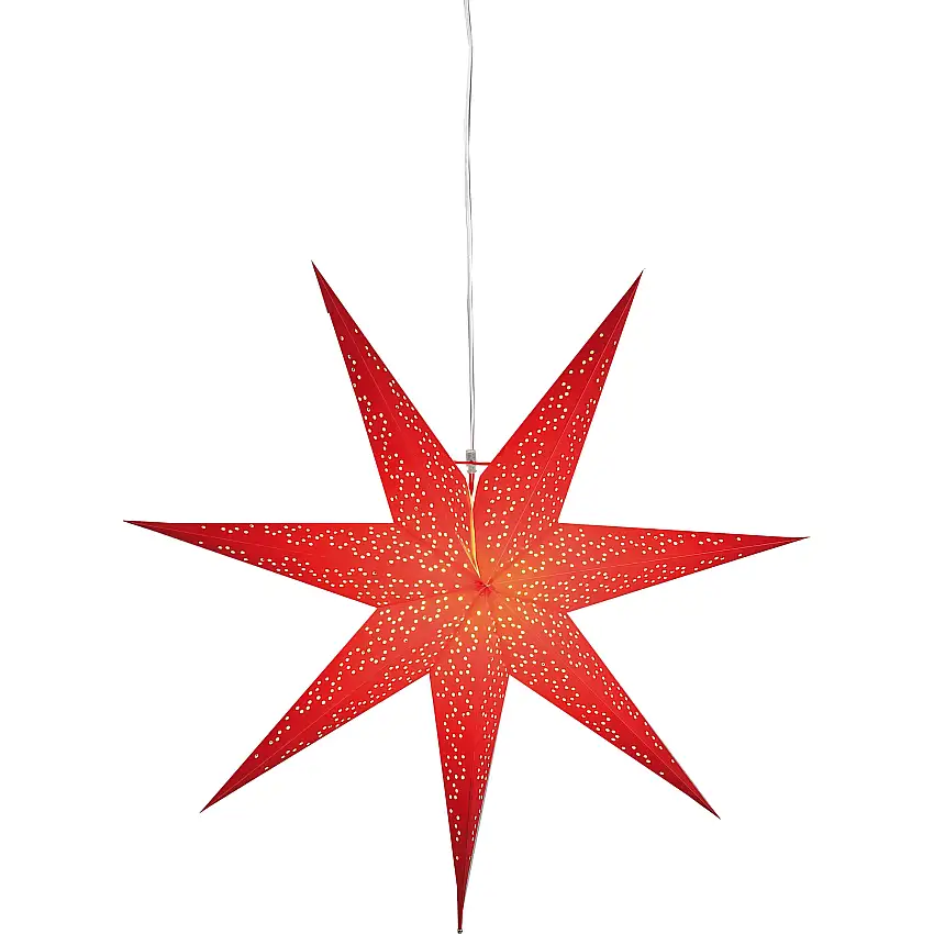Adventsstjärna Star TradingDotRöd, 70 cm