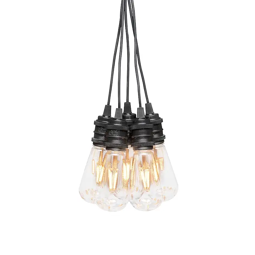Tilläggsslinga Gnosjö KonstsmideE27 10 Amber LED