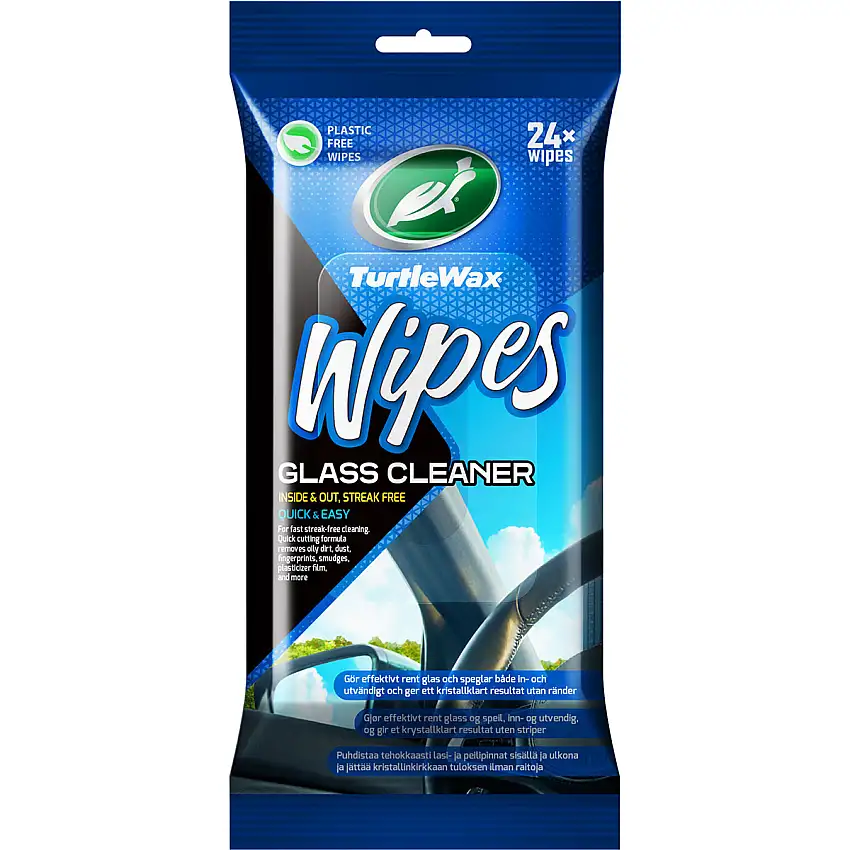 Wipes Turtle WaxGlass Flatpack