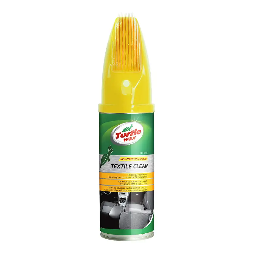 Bilschampo Turtle WaxTextile Clean med Borste 300ml