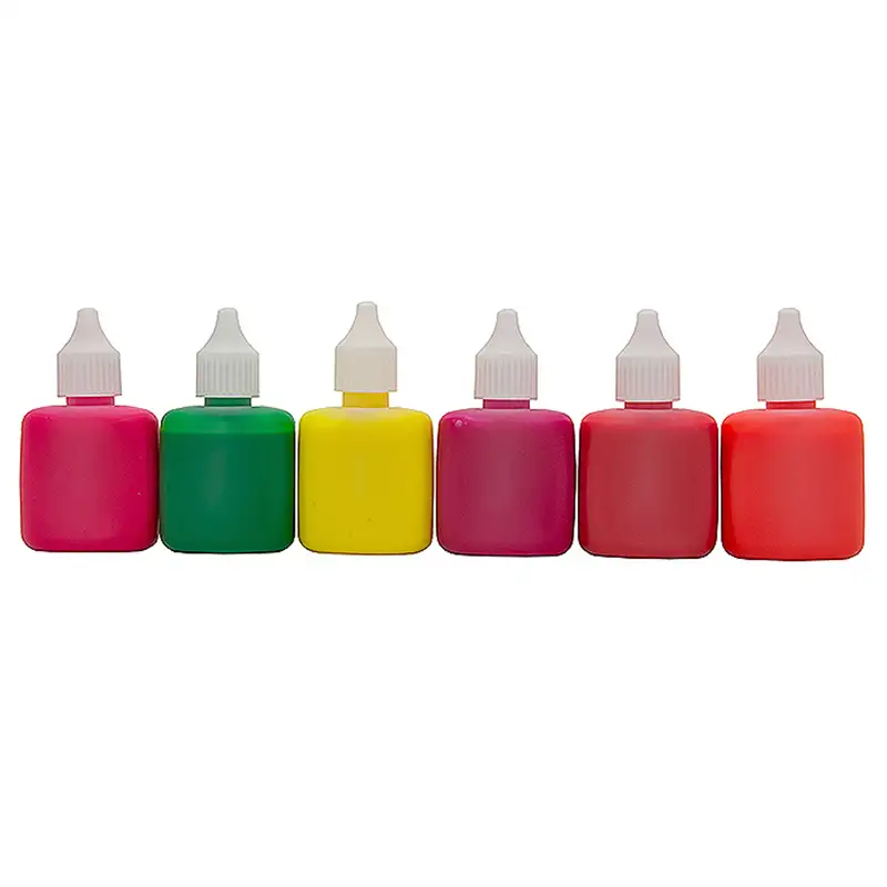 Effektfärg ABA SkolMarmoreringsfärg Fluorescerande Färger 6x25 ml