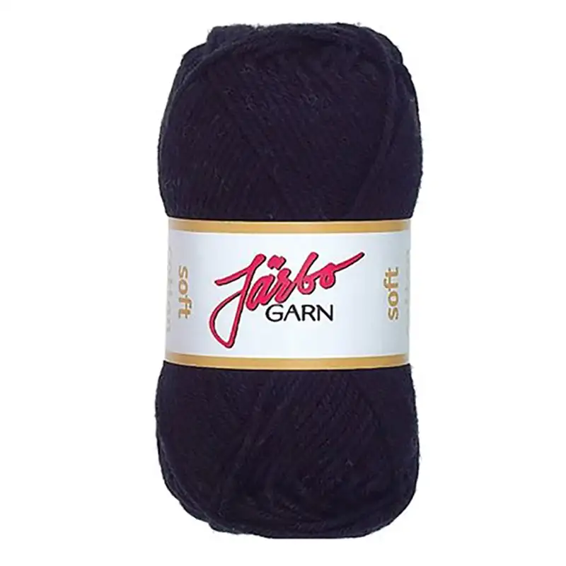 Garn ABA SkolSoft Cotton 50 gSvart