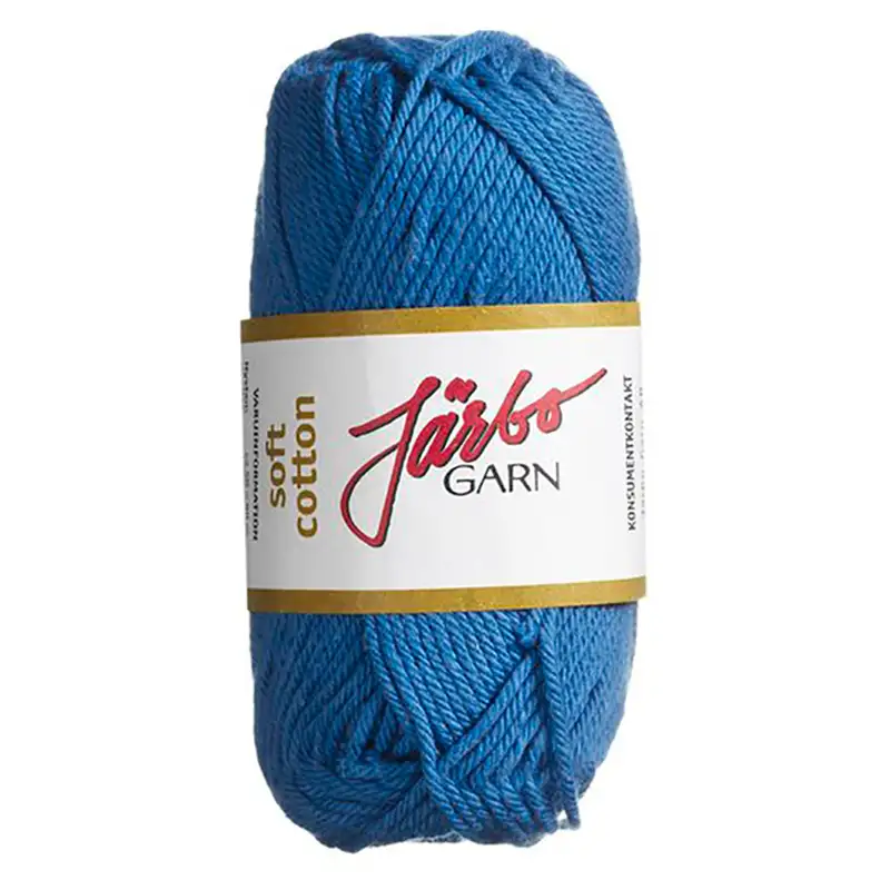 Garn ABA SkolSoft Cotton 50 gBlå