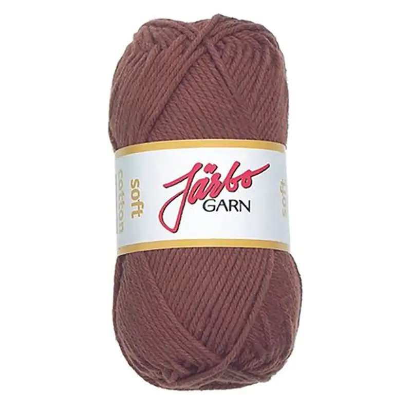 Garn ABA SkolSoft Cotton 50 gBrun
