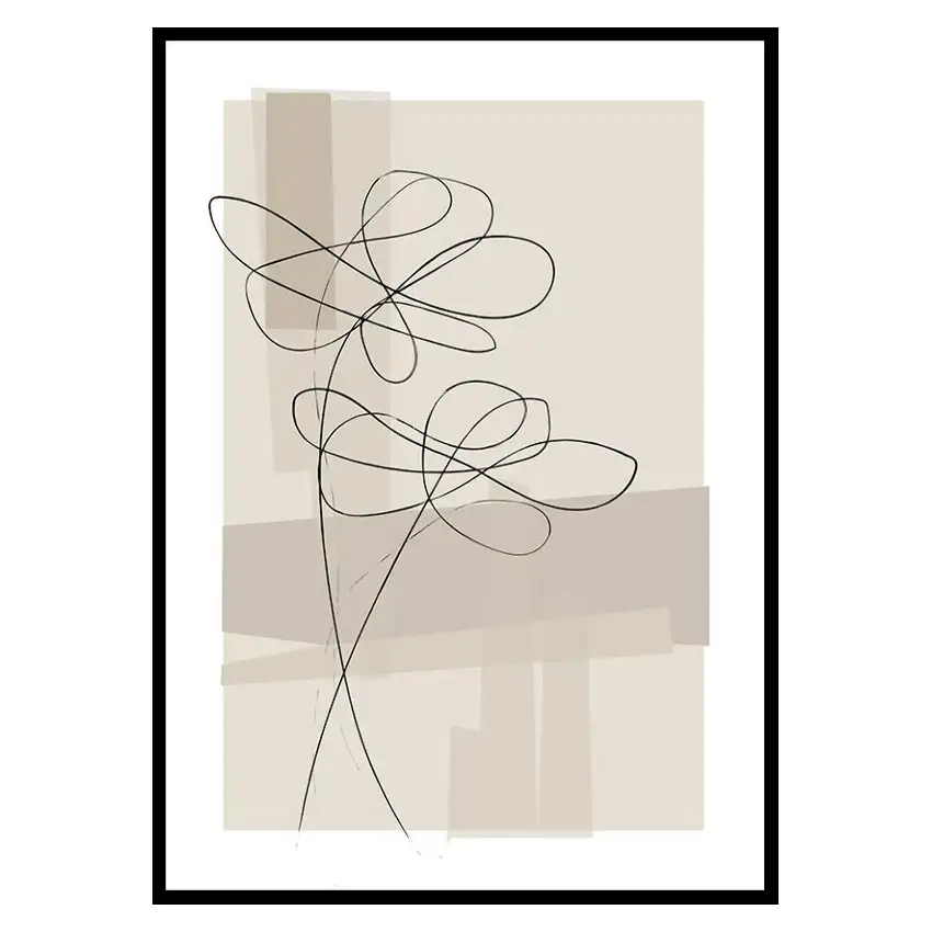 Poster GallerixAbstract Flower No1Storlek: 21x30 cm