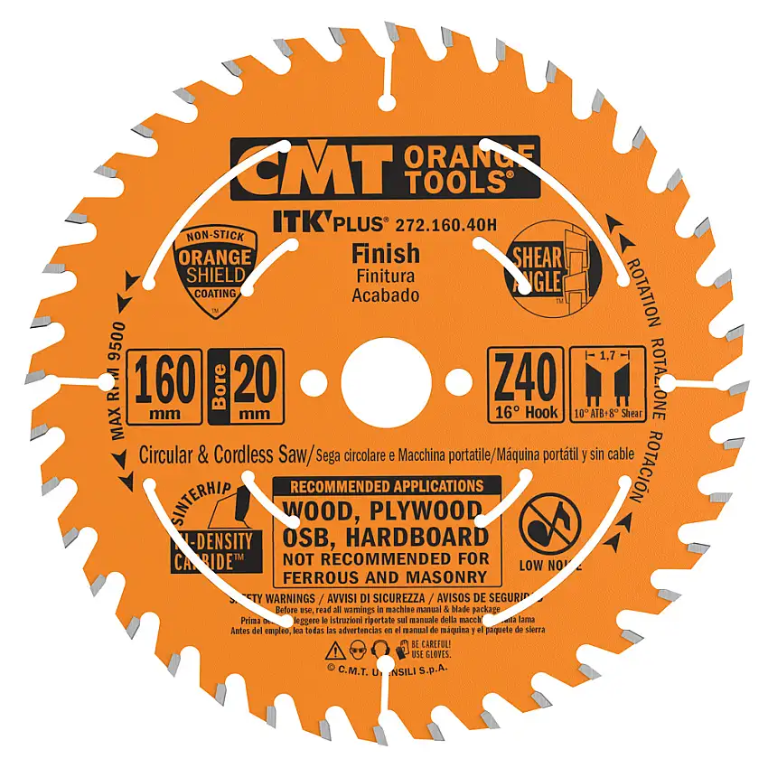 Sågklinga CMT Orange ToolsITK-Plus Kapning136x1,5x20 mm