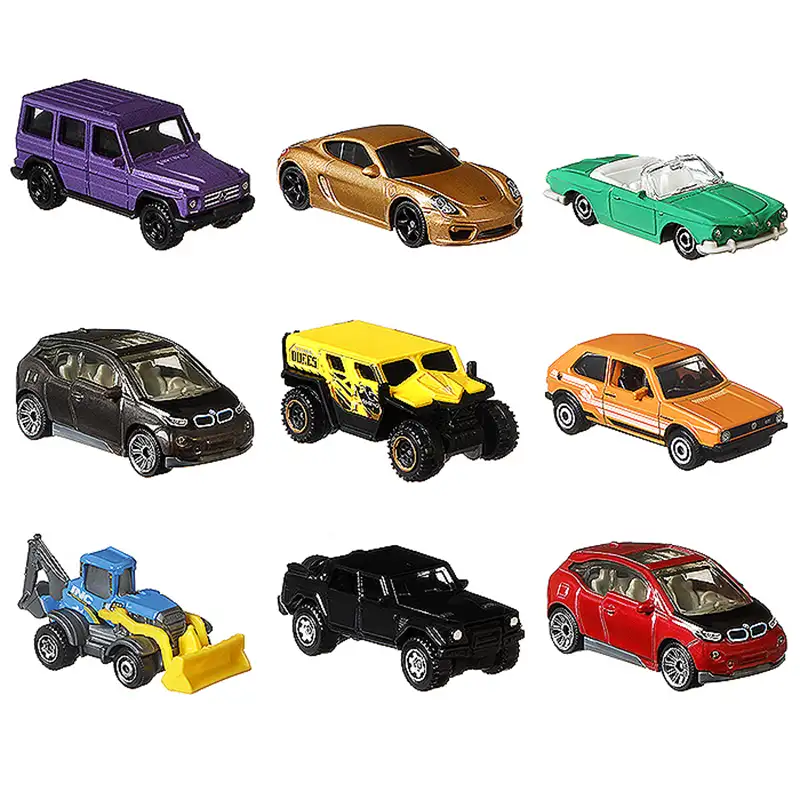 Metallbilar Matchbox9 Olika 8 cm