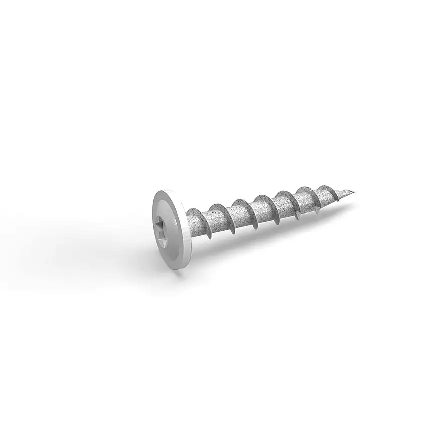 Träskruv FASTBig Dog Brk 100 st6,0x40 mm Vit