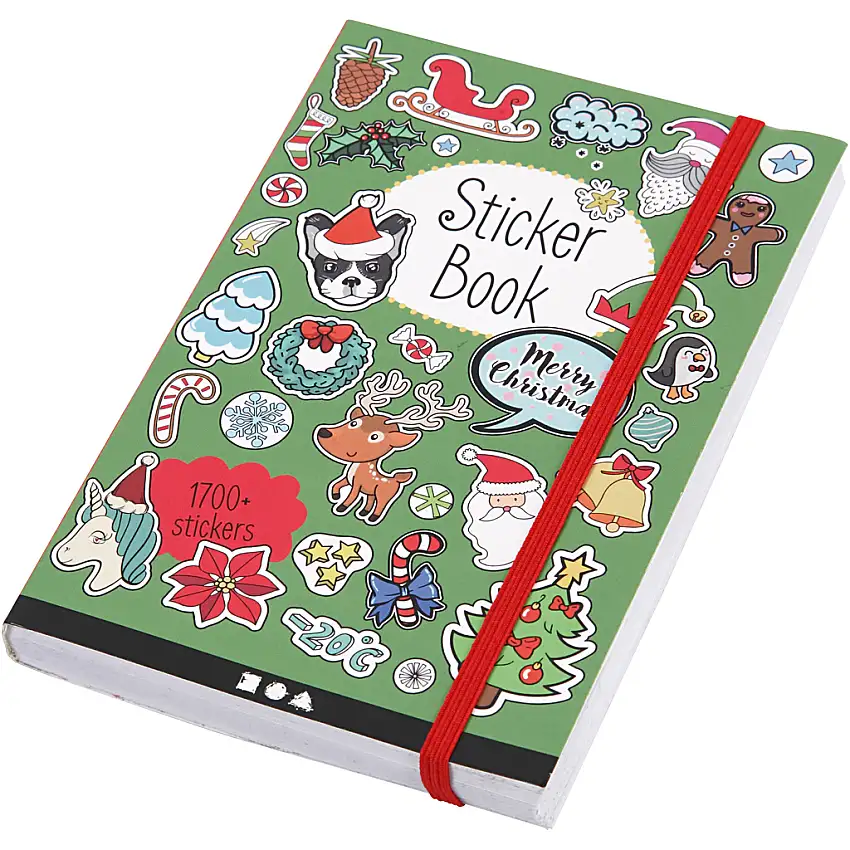 Bok Creativ Companymed Stickers Julmotiv Stl 11,5x17 cm 1 St