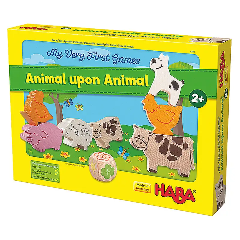 Spel HabaMina Första Spel, Djur På Djur
