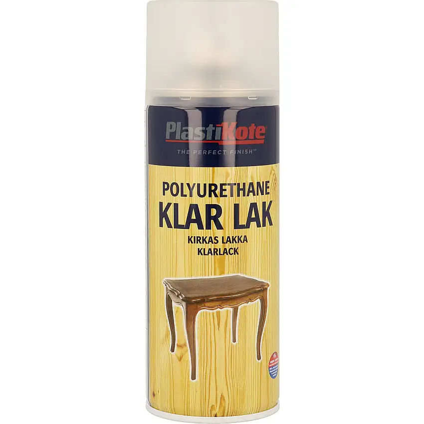 Sprayfärg Plasti-koteFernissa Halvblank 400 ml