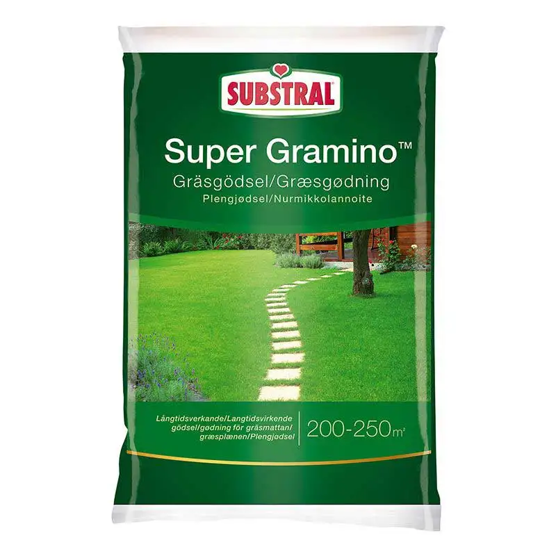 Gräsgödsel SubstralSuper Gramino 6,5 kg, Långtidsverkande Gräsmattegödsel