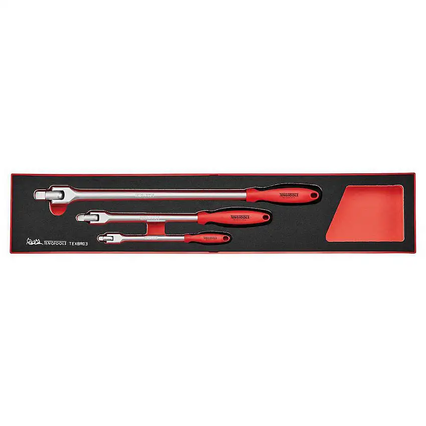 Ledhandtagsset Teng ToolsTEXBR03 Foam