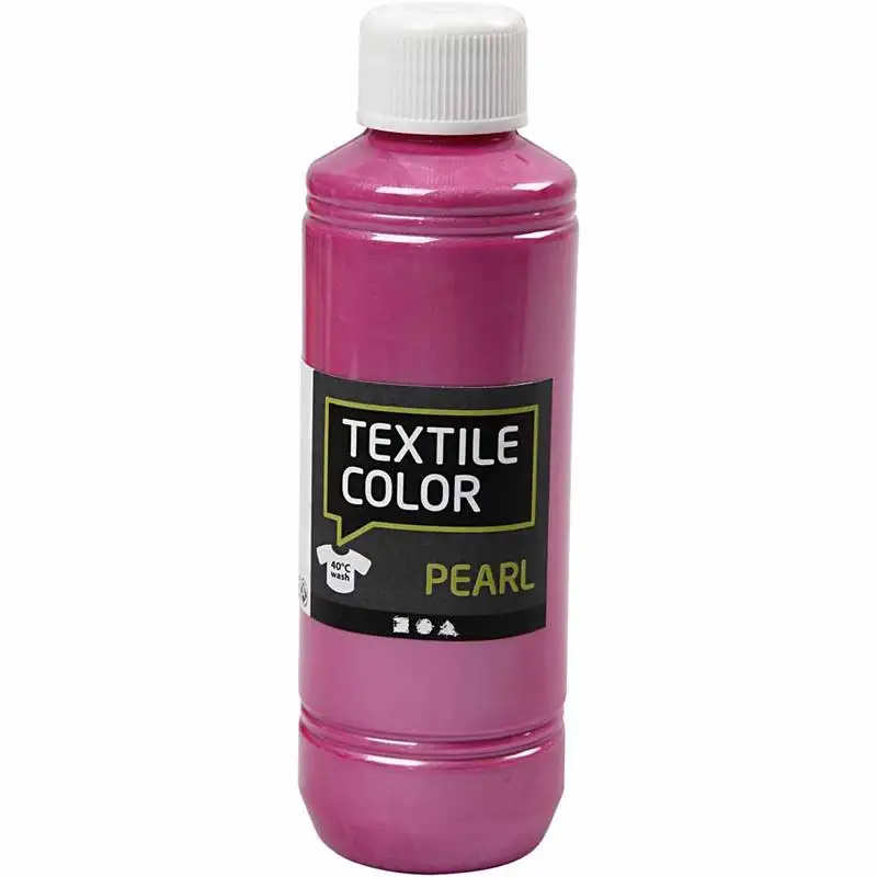 Textilfärg Creativ CompanyPärlemor 1 FlaskaLila, 250 ml