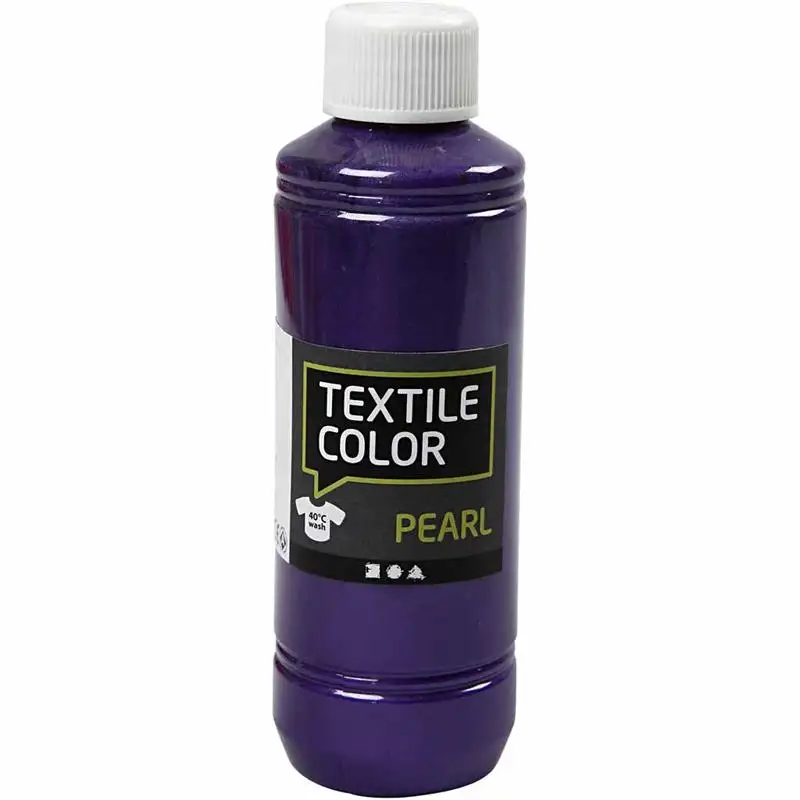 Textilfärg Creativ CompanyPärlemor 1 FlaskaViolett, 250 ml