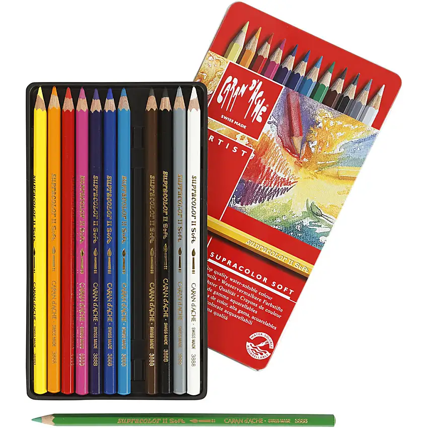 Akvarellblock Creativ CompanySupracolor ll Mixade Färger 12 st/1 Förp
