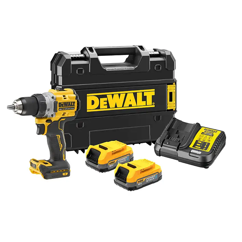 Skruvdragare DewaltDCD800E2T 18V med Batteri och Laddare