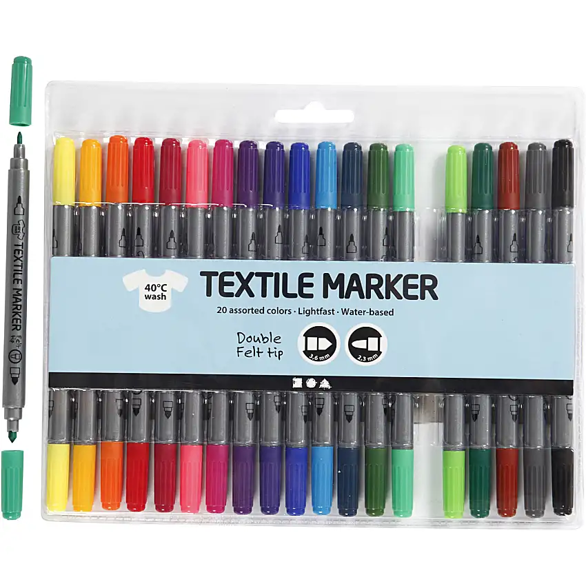 Textiltusch Creativ CompanySpets 2,3+3,6 mm 1 Förp