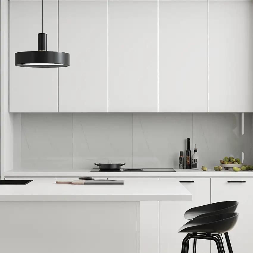 Stänkskyddsskiva Fibo3487-KM10 HG Bright Marble 11x620x580 mm