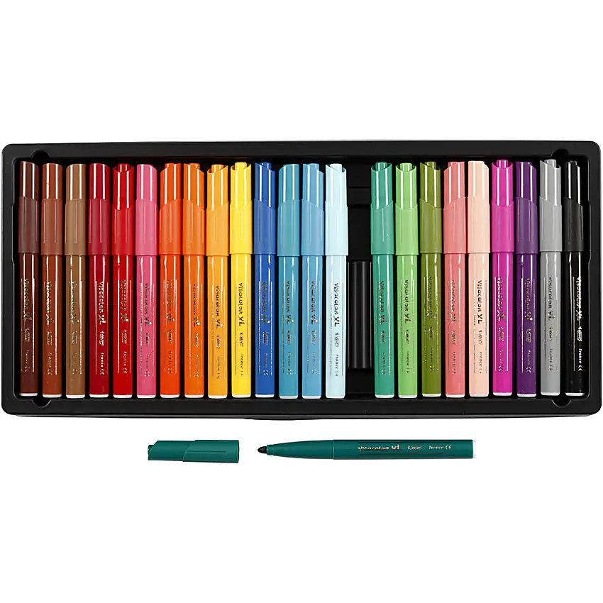 Tusch Creativ CompanyVisa Color Spets 3 mm 1 FörpMixade färger, 24 st