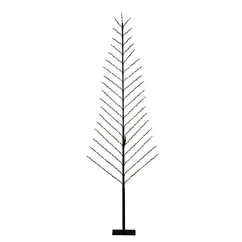 Utomhusdekoration Gnosjö Konstsmide2-D Svart Träd 240 cm LED
