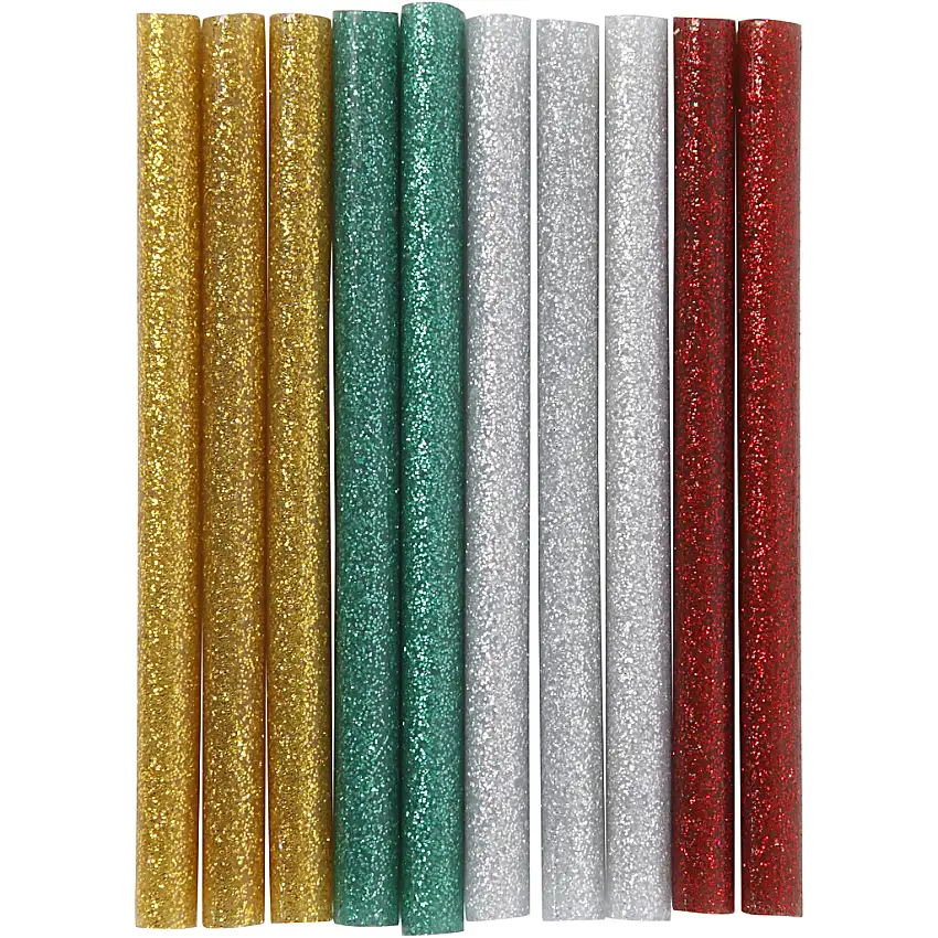 Limstängerna Creativ CompanyL10 cm Glitter 10 St/1 Förp