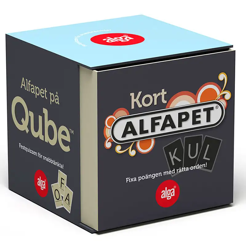 Spel AlgaAlfapet Kortspel Qube