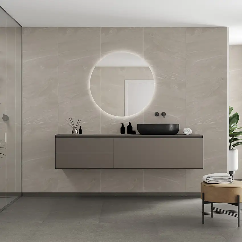 Våtrumsskiva Fibo4008-M10 Beige Stone 10x620x2400 mm
