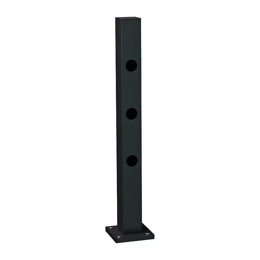 Ändstolpe Staket RecalHindsenHöjd: 745 mm, Svart