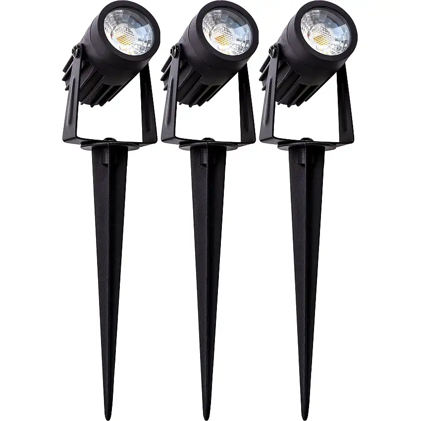 Spotlight GeliaTrädgårdsbelysning 3-Pack Set Inkl Trafo. 5M Kabel Djurö