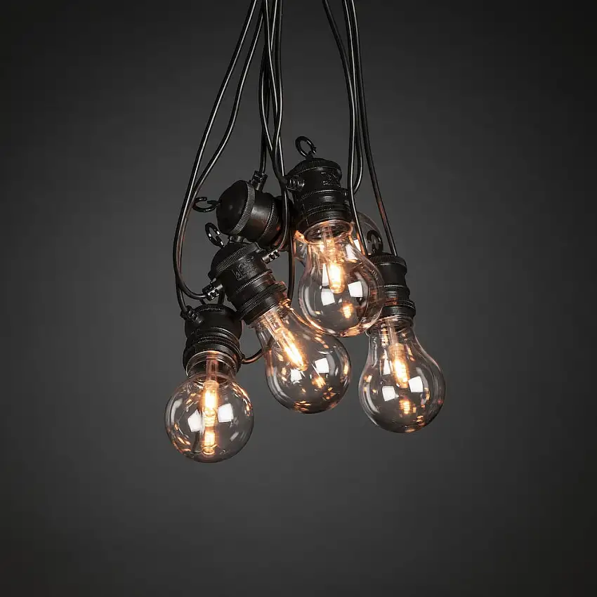 Tilläggsslinga Gnosjö Konstsmide4145-800 E27 10 LED Utbytbar