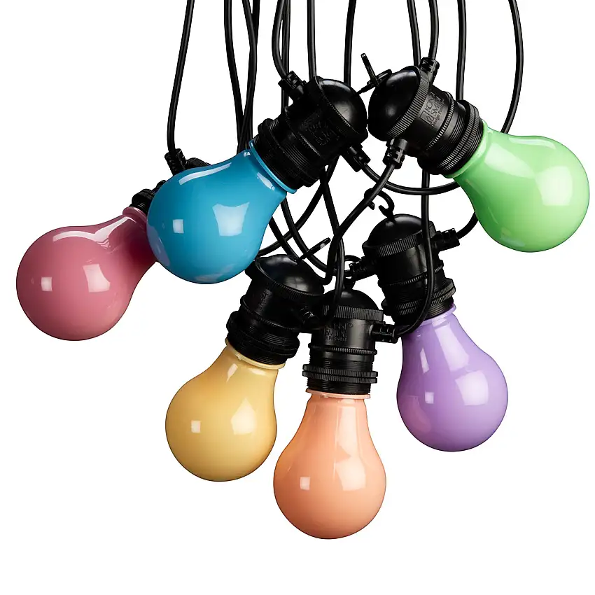 Ljusslinga Gnosjö KonstsmideE27 10 LED Flerfärgad/Pastell