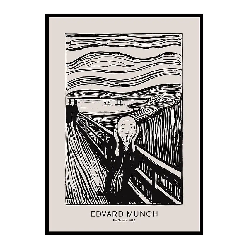 Poster GallerixEdvard Munch ScreamStorlek: 21x30 cm