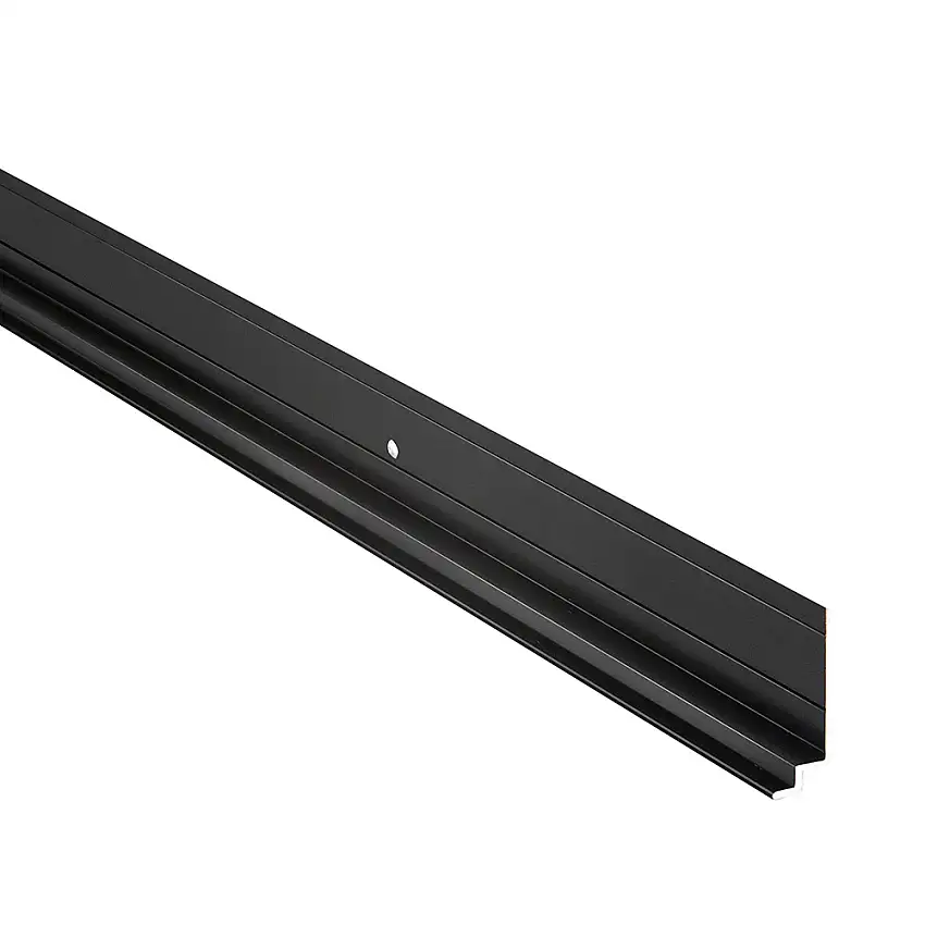 Tillbehör FiboVåtrumsskivor Sockellist alu svart förborrade 2400mm