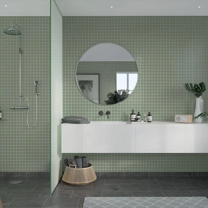 Våtrumsskiva FiboOlivegreen 5206-M0303 EM
