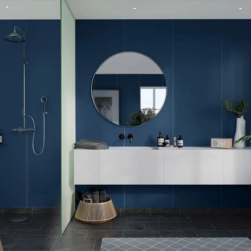 Våtrumsskiva FiboSmokey Blue 5230-M10 EM