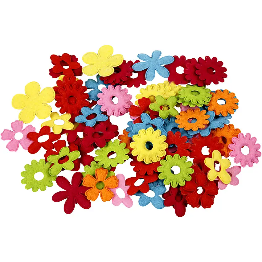Filtblommor Creativ Company35x45 mm135 st